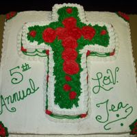 Cross Cake this was done for a ladies conference at my church