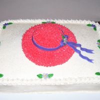 Red Hat Club Cake This cake was for a Red Hat Club Luncheon. They did not want a whole cake with red icing (although kids love the stained mouth look, adults...