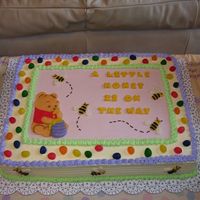 Little Pooh Baby Shower Inspired by a little Pooh Baby shower napkin - Jelly Beans were used as a tribute to the mother's nickname of Beanie. Pooh and Bees...