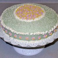 Flowers And Stippling I made this for mine and my husband's anniversary several years ago. I don't remember the yellow being so dark! This was my first...