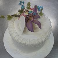 Look What I Did In School! This is the project I did for Techniques of Cake Decorating, Course 3, at the Institute of Culinary Education, with Toba Garrett. Course 3...