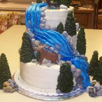 2Nd Photo Of Waterfall Birthday Cake here's another view of the cake