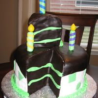 Triple Birthday This cake was for a joint birthday party for 3 of my relatives.