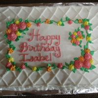 Flower Garden With Lattice 