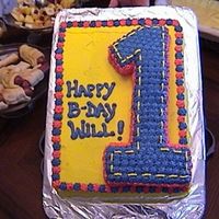 First Birthday Cake 