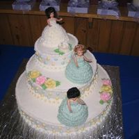 Bridal Shower Cake This was my first stacked cake (this is also my first picture on this site). I made it for one of my best friends bridal shower in August....