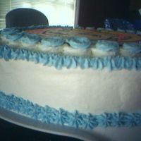 Sideview Of Cindrella Cake This is the side view of the cake I made. I am posting her smash cake that I made for her Birthday as well.Please tell me what I can do to...