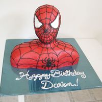 Spider-Man I thought I would try the instructions on http://frostingfun.blogspot.com/ Thanks for posting the instructions!