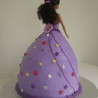 That's So Raven Doll Cake (Back View) 