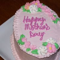 Moms Day Chocolate cake with french vanilla filling.