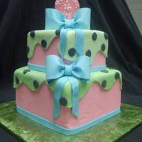 Sweet 16 This cake was done for a 16 year old girl. mother came to pick it up. lets just say there were tears of joy involved!! : )