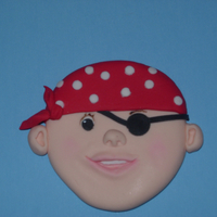 Pirate Cupcake Or Mini Cake Topper I like playing around with fondant. Here is my version of the pirate cupcake topper