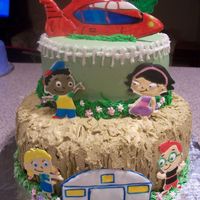 Little Einsteins colorflow decorations, buttercream icing