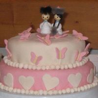 First [Almost Everything] Cake MMF over BC over banana cake, all done in Ulaanbaatar, Mongolia.