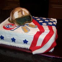 Air National Guard Return Safe I did this cake for a family friend in the TN Air National Guard who is being deployed to Iraq. The cake was for a party at the Sheriff&#...