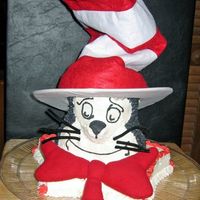 Dr.suess Cat In The Hat I made this for my daughters class when they were having a birthday celebration for Dr. Suess back in March. The is stacked and carved for...