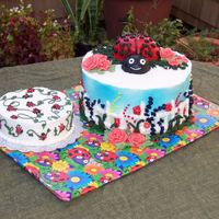 Ladybug 1St Birthday This was fun - I was so inspired by others on this site - kimistry, trisha1972 and charman all led me in the right direction. Thank you all...