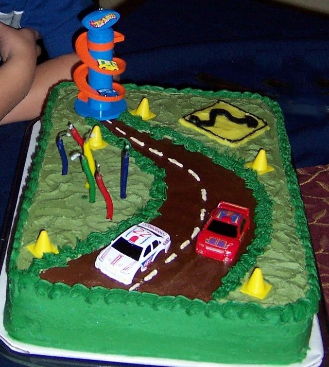 Hot Wheels For my newphew's 5th birthday.