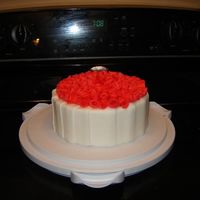 Roses And Fondant Made this cake just for fun. I wanted to try the pleated fondant look. Took inspiration from many cakes here on CC. TFL!