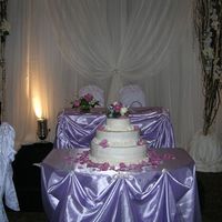 Monica's Wedding Cake This was my first wedding cake. The bride gave me a picture out of a magazine to copy. I had some challeges with this cake because of how...