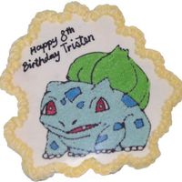 Pokemon - Bulbasaur This is my son's Bulbasaur cupcake cake. He really loved it.