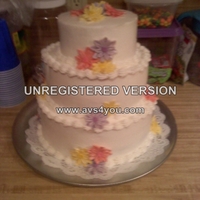 Daisy Wedding Cake 