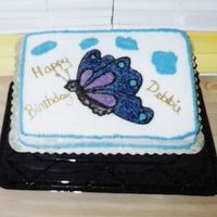 Butterfly This is the second cake I ever did. Was for my sister in laws birthday. Just wanted to try to do an actual picture of something rather than...