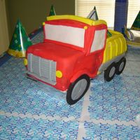 Dump Truck Fondant icing! I did this for my grandson's first birthday - although I doubt he appreciated my hard work! lol