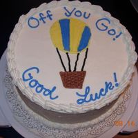 Off We Go! Two of us quit our jobs in the same week, and I made my own going away cake!