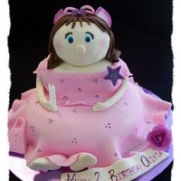 Fairy A pretty little chocolate cake fairy for a lovely wee 2 year old.