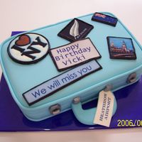 Suitcase bags packed and ready to go!