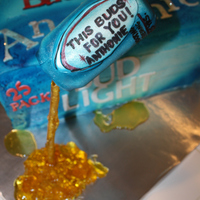 Bud Light Ice Cream Cake The cake is Brownie & Mint n' Chip Ice Cream, which was extremely hard to decorate, since it could only be out of the freezer for...