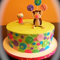 Bubbly Jack Monkey Jack for an 8-year old - and I just realized I forgot to put on his tail!!! At least Mom was still happy.