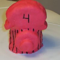 Fire Hydrant Fire Hydrant cake covered in MMF.