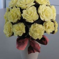 First Cupcake Bouquet I have been wanting to try one of these for a while. I brought the 104 tip yesterday. It was both fun and hard. I'm not sure what to...