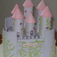 Castle This is the castle I made. It has gumpaste towers and walls, with a fondant covered mud cake. Thanks for looking!