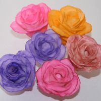 Gumpaste Roses These are my very first attempt at gumpaste or fondant flowers.