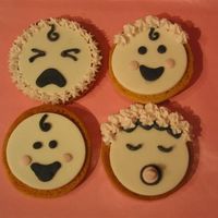 Baby Cookies I made these for my Uncle who just became a grandpa - I was so excited for him!! I wanted a flat surface for the fondant so I used the...