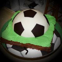 Soccer With Worm For my friend's son's soccer team.