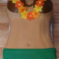 Hula For my girlfriend's luau cake walk. It was a blast to make - can't wait to do another!