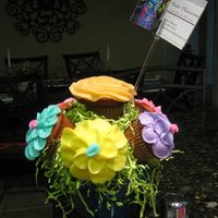 Cupcake Bouquet Centerpiece 2nd attempt at the cupcake bouquet...I think I will get a little more creative with the flowers next time, but I liked that I added the...
