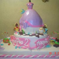 Cinderella Dress Vi esta idea de pastel aqui y me encanto, se presento la oportunidad de hacerlo para unapi&Atilde;&plusmn;ata, Me tarde mucho con...