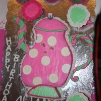 Tea Party This was done for my daughter's birthday. It matched the invitation.... TFL....