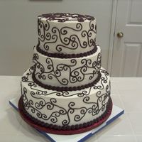 Fall Wedding Cake 
