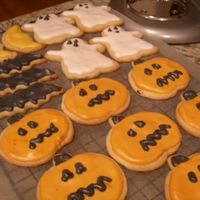 Halloween Cookies - 2007 No Fail sugar cookies with royal icing