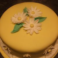 Fondant & Gumpaste Final Cake Cake was Lemon with Raspberry Filling. I really enjoyed this class!
