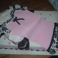 Lingerie In A Gift Box This is made to look like an invitation to a bridal Shower. The invitation is followed. All done with Fondant.