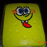 Spongebob Cake This was for my son's 4th birthday party.