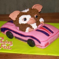 Gizmo In The Barbie Car!! for my daughter's 7th bday...she LOVED it!