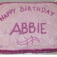 Birthday chocolate cake and buttercream icing